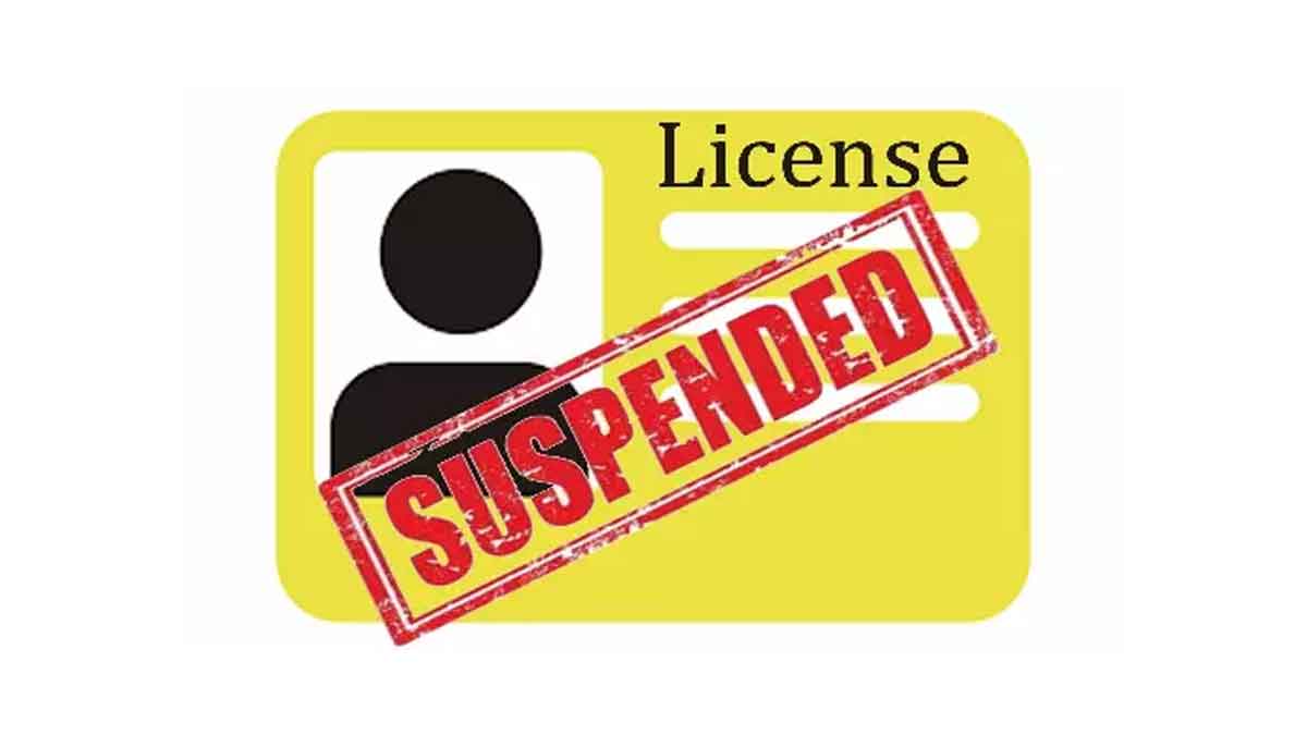 License Suspend